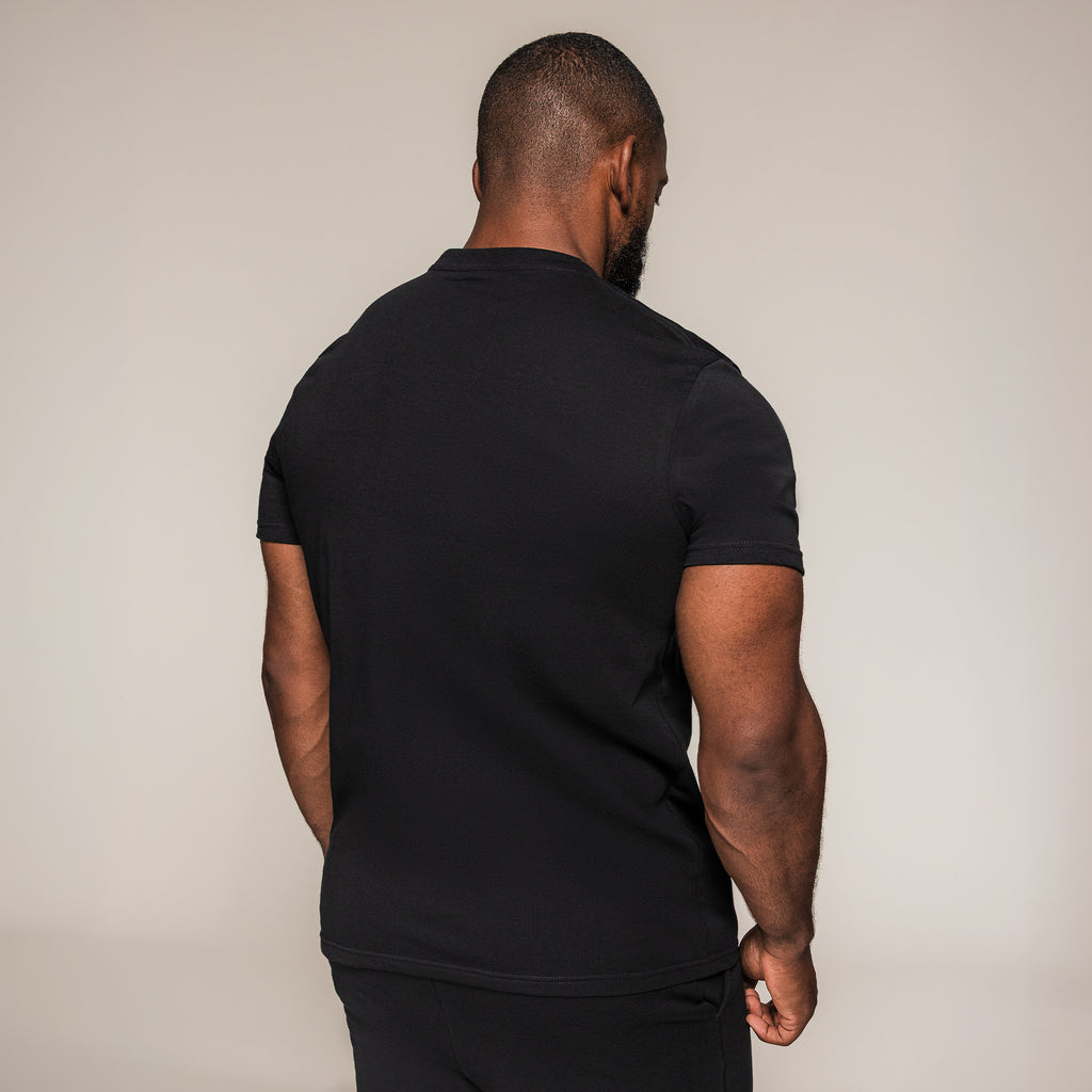 Black SBD T-Shirt, rear view